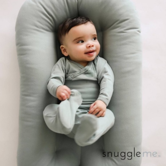 Snuggle Me Organic Infant Lounger Slate IN BOX - Picture 11 of 11